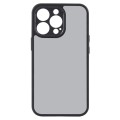 For iPhone 13 Pro Fine Pore Matte Black TPU + PC Phone Case