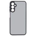 For Samsung Galaxy A24 4G Fine Pore Matte Black TPU + PC Phone Case