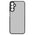 For Samsung Galaxy A14 Fine Pore Matte Black TPU + PC Phone Case