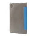 For Huawei MatePad Pro 11 2024 Silk Texture 3-Fold Leather Tablet Case(Light Blue)
