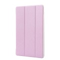For Huawei MatePad Pro 11 2024 Silk Texture 3-Fold Leather Tablet Case(Light Purple)