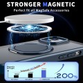 For iPhone 11 360-degree Rotating MagSafe Magnetic Holder Phone Case(Navy Blue)