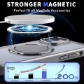 For iPhone 11 360-degree Rotating MagSafe Magnetic Holder Phone Case(Titanium Grey)