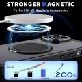 For iPhone 13 360-degree Rotating MagSafe Magnetic Holder Phone Case(Black)