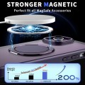 For iPhone 13 360-degree Rotating MagSafe Magnetic Holder Phone Case(Purple)
