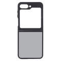 For Samsung Galaxy Z Flip5   Matte Black TPU + PC Phone Case