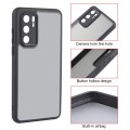 For Huawei P40 Fine Pore Matte Black TPU + PC Phone Case