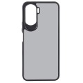 For Honor X50i Fine Pore Matte Black TPU + PC Phone Case