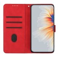 For Google Pixel 9 Pro Heart Pattern Skin Feel Leather Phone Case(Red)