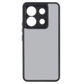 For Xiaomi Redmi Note 13 Pro Fine Pore Matte Black TPU + PC Phone Case