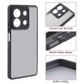 For Xiaomi Redmi Note 13 Fine Pore Matte Black TPU + PC Phone Case