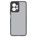 For Xiaomi Redmi Note 12 4G Fine Pore Matte Black TPU + PC Phone Case