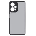 For Xiaomi Redmi Note 12 Turbo Fine Pore Matte Black TPU + PC Phone Case