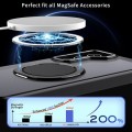 For Samsung Galaxy S23 FE 5G 360-degree Rotating MagSafe Magnetic Holder Phone Case(Black)