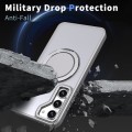 For Samsung Galaxy S23 FE 5G 360-degree Rotating MagSafe Magnetic Holder Phone Case(Titanium Grey)