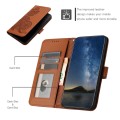For Huawei Pura 70 Pro/70 Pro+ Datura Flower Embossed Flip Leather Phone Case(Brown)