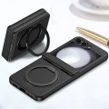For Samsung Galaxy Z Flip5 5G 360 Degree Stand MagSafe Magnetic All-inclusive Phone Case(Black)