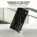 For Samsung Galaxy S24 Ultra 5G ABEEL Galactic Pattern Protective Phone Case(Black)
