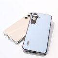 For Samsung Galaxy S24+ 5G ABEEL Ecological Leather Shockproof PU Phone Case(Blue)
