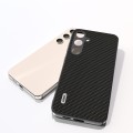 For Samsung Galaxy S24+ 5G ABEEL Carbon Fiber Texture Protective Phone Case(Black)