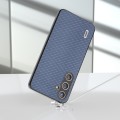 For Samsung Galaxy S24 5G ABEEL Carbon Fiber Texture Protective Phone Case(Light Blue)
