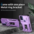 For Motorola G Pure/G Play 2023/G Power 2022 Sliding Camshield Holder Phone Case(Purple)