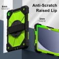 For Samsung Galaxy Tab A9+ X216 Contrast Color Robot C2 Silicone Hybrid PC Tablet Case(Black Yellow