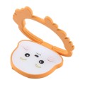 Cartoon Dragon Phone Metal Rotatable Ring Holder(Orange)