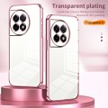 For OnePlus Ace 2 / 11R Transparent Plating Fine Hole Phone Case(Silver)