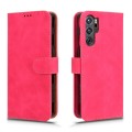 For ZTE nubia Red Magic 9 Pro Skin Feel Magnetic Flip Leather Phone Case(Rose Red)