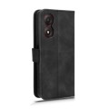 For ZTE Blade A34 Skin Feel Magnetic Flip Leather Phone Case(Black)