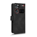 For ZTE nubia Z60 Ultra Skin Feel Magnetic Flip Leather Phone Case(Black)