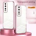 For Honor 80 GT Transparent Plating Fine Hole Phone Case(Purple)