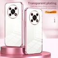 For Honor X30 / X9 5G Transparent Plating Fine Hole Phone Case(Purple)