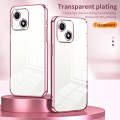 For Honor Play 30 Transparent Plating Fine Hole Phone Case(Gold)