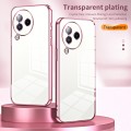 For Xiaomi Civi 3 Transparent Plating Fine Hole Phone Case(Black)