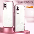 For Xiaomi Civi / Civi 1S Transparent Plating Fine Hole Phone Case(Gold)