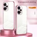 For Xiaomi Redmi Note 12 Turbo/Poco F5 Transparent Plating Fine Hole Phone Case(Transparent)