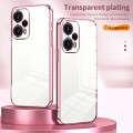 For Xiaomi Redmi Note 12 Turbo/Poco F5 Transparent Plating Fine Hole Phone Case(Silver)