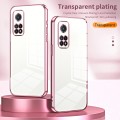 For Xiaomi Redmi K30S / Mi 10T Pro 5G Transparent Plating Fine Hole Phone Case(Transparent)