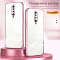 For Xiaomi Redmi K30 / K30 5G Transparent Plating Fine Hole Phone Case(Purple)