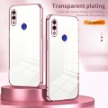 For Xiaomi Redmi Note 7 / Note 7 Pro Transparent Plating Fine Hole Phone Case(Gold)