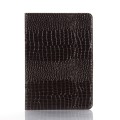 For Samsung Galaxy Tab S9 FE Crocodile Texture Leather Tablet Case(Black)