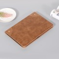 For Samsung Galaxy Tab S9 FE Retro Book Leather Tablet Case(Light Brown)