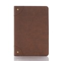 For Samsung Galaxy Tab S9 FE Retro Book Leather Tablet Case(Dark Brown)