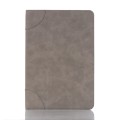 For Samsung Galaxy Tab S9 Retro Book Leather Tablet Case(Grey)