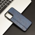 For Motorola Moto G Play 4G 2024 Cow Pattern Sewing Back Cover Phone Case(Blue)