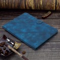 For Samsung Galaxy Tab A 10.1 T580 YX Small Butterfly Embossed Leather Tablet Case(Royal Blue)
