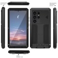For Samsung Galaxy S24 Ultra 5G R-JUST Sliding Camera Life Waterproof Holder Phone Case(Black)