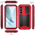 For Samsung Galaxy S24+ 5G R-JUST Sliding Camera Life Waterproof Holder Phone Case(Red)